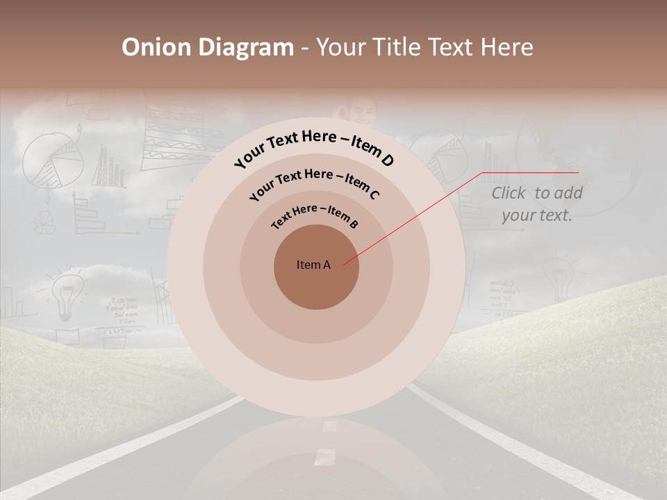 Young Adult Male Running PowerPoint Template