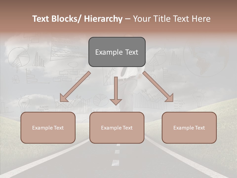 Young Adult Male Running PowerPoint Template
