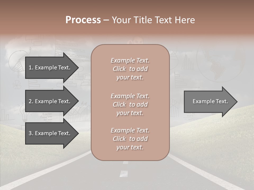 Young Adult Male Running PowerPoint Template