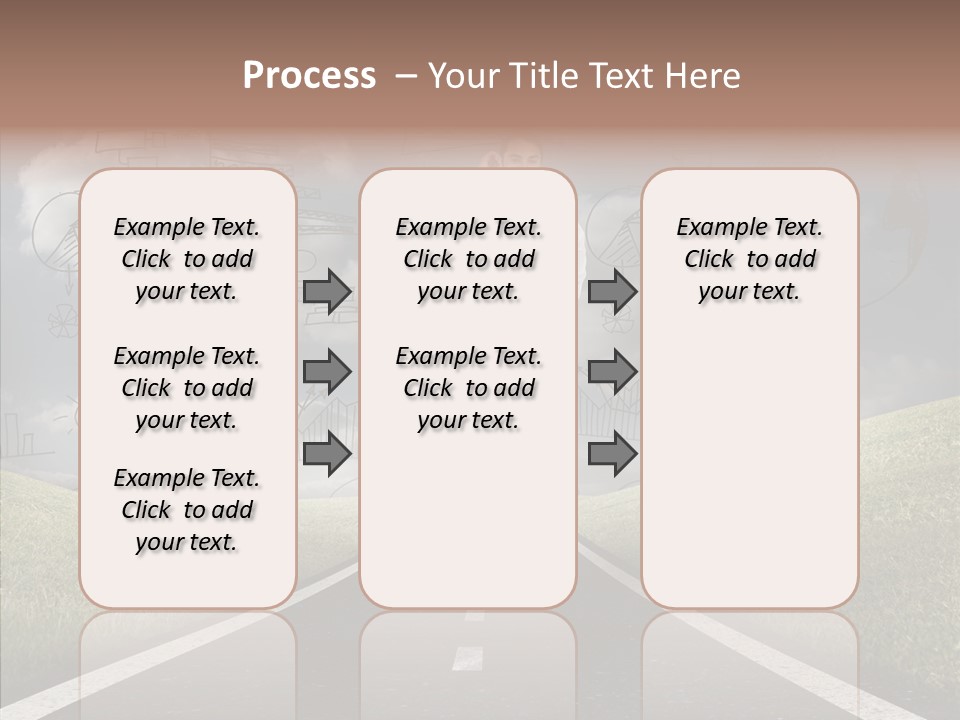 Young Adult Male Running PowerPoint Template
