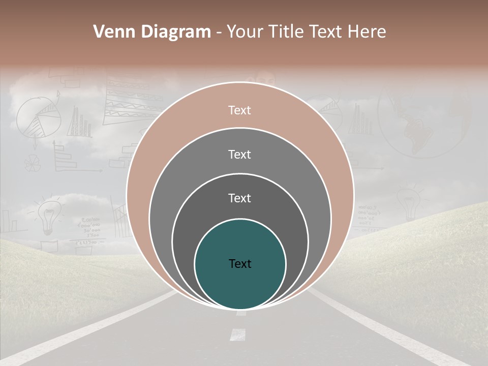 Young Adult Male Running PowerPoint Template