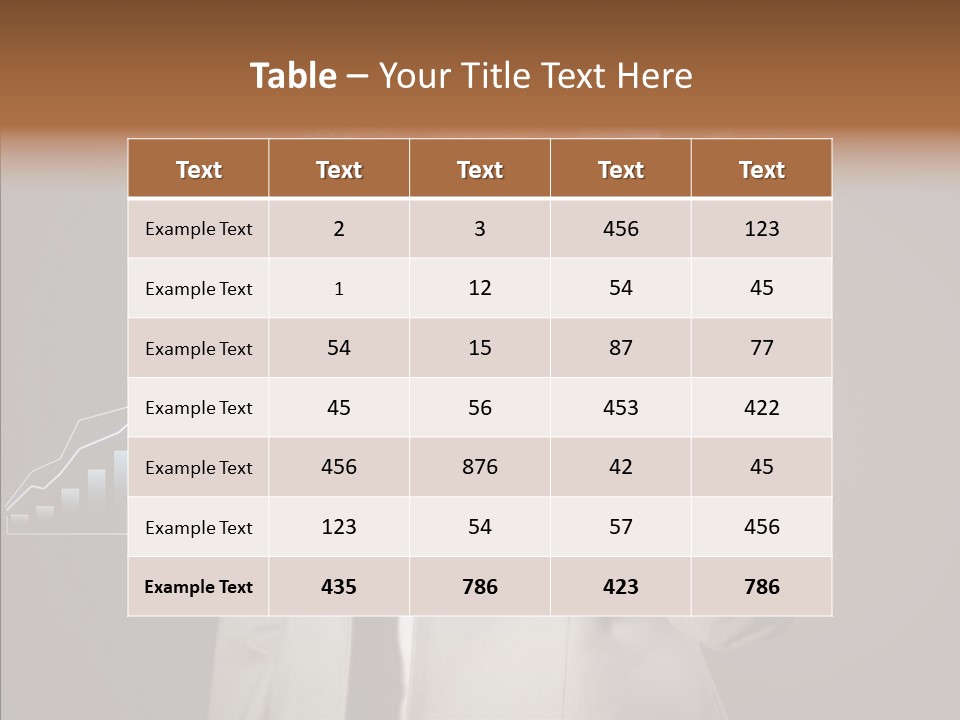 A Business Woman Writing On A Chart With A Marker PowerPoint Template