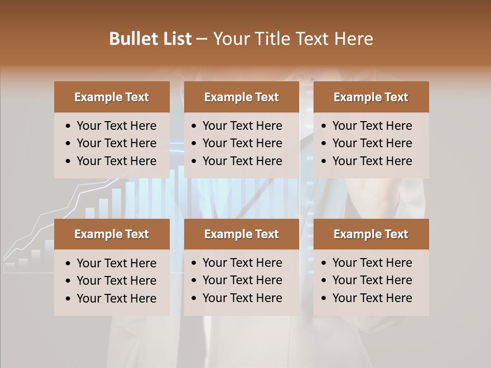 A Business Woman Writing On A Chart With A Marker PowerPoint Template