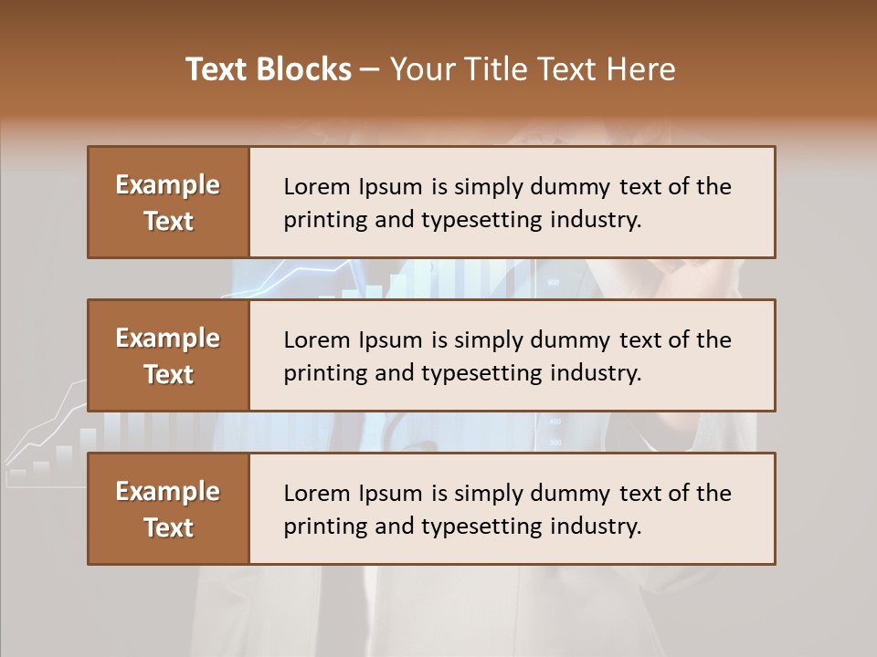 A Business Woman Writing On A Chart With A Marker PowerPoint Template