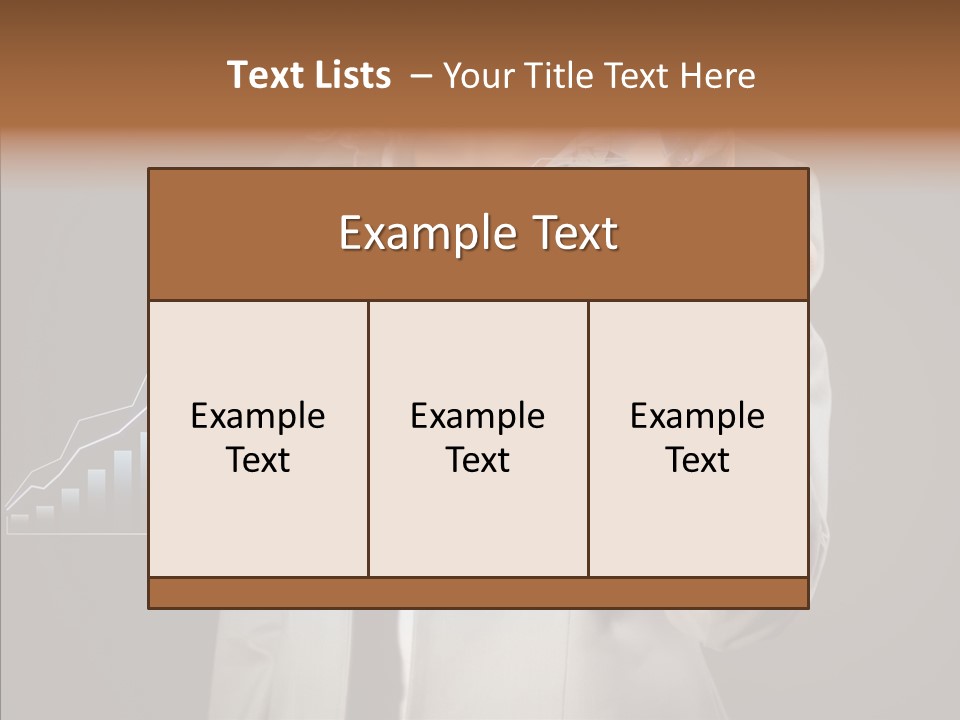 A Business Woman Writing On A Chart With A Marker PowerPoint Template