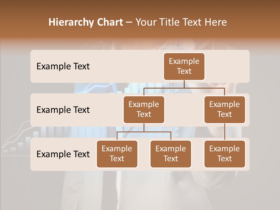 A Business Woman Writing On A Chart With A Marker PowerPoint Template
