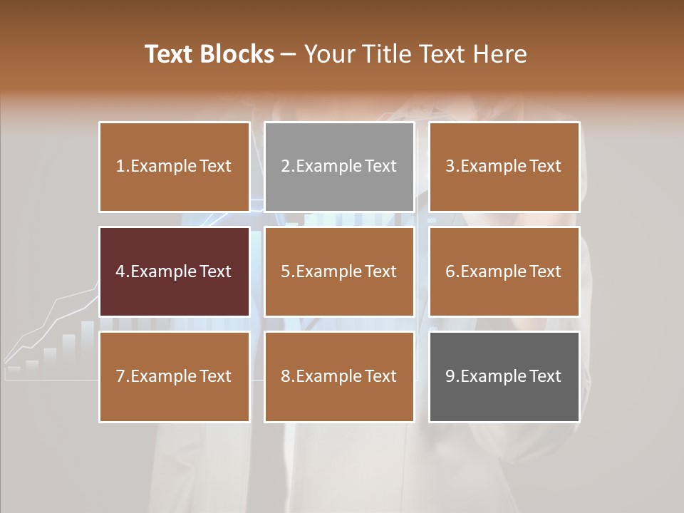 A Business Woman Writing On A Chart With A Marker PowerPoint Template