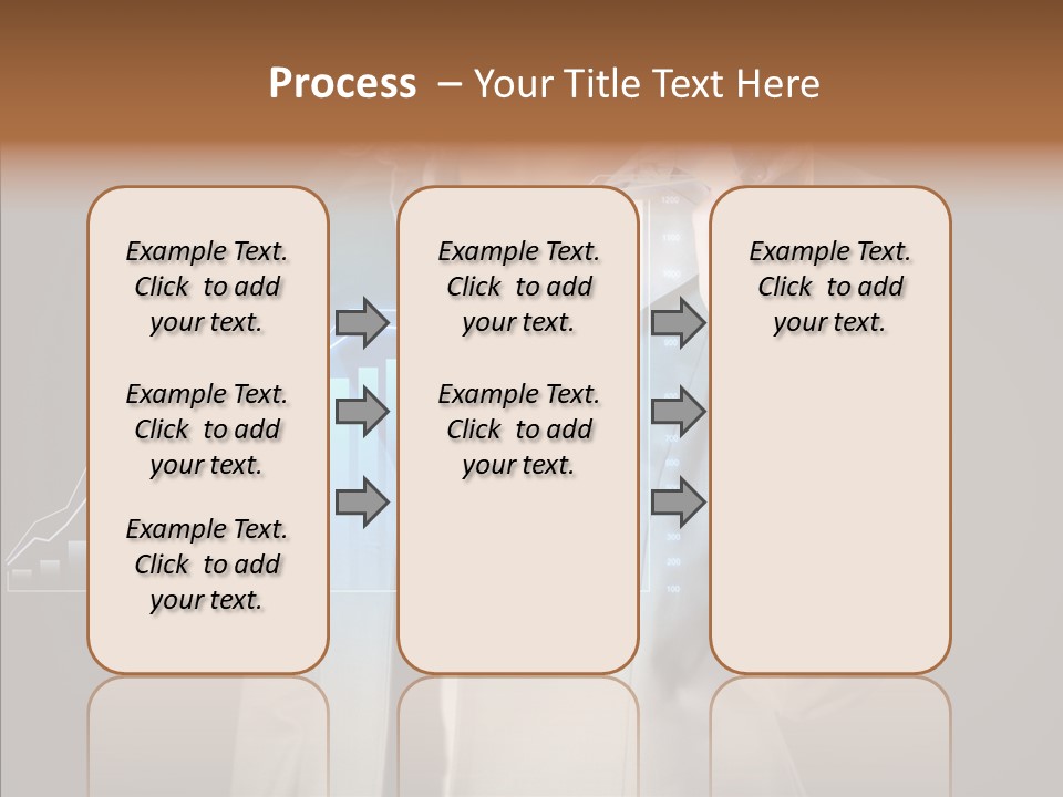 A Business Woman Writing On A Chart With A Marker PowerPoint Template