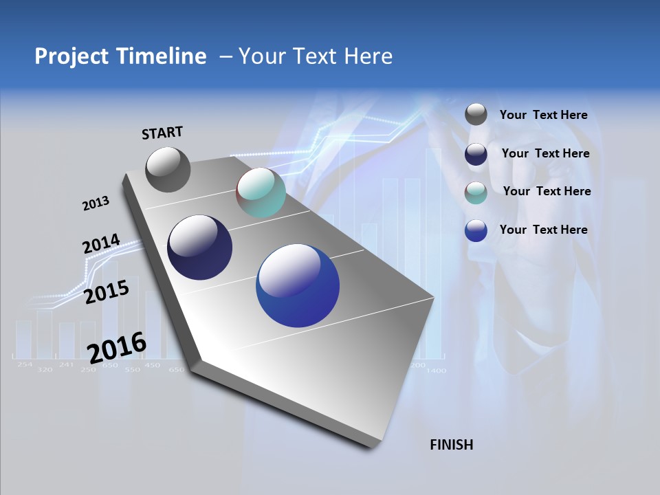 Time Grey Competition PowerPoint Template