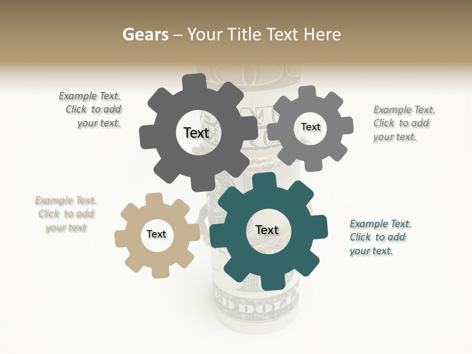 Background Save Greed PowerPoint Template