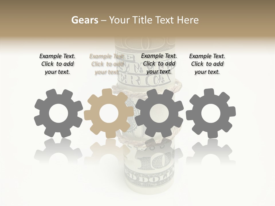 Background Save Greed PowerPoint Template