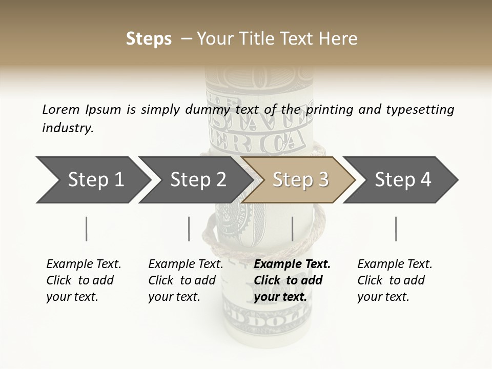 Background Save Greed PowerPoint Template