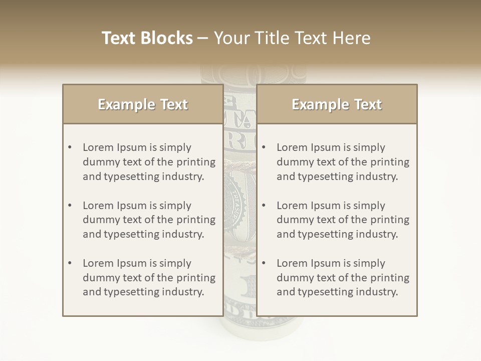 Background Save Greed PowerPoint Template