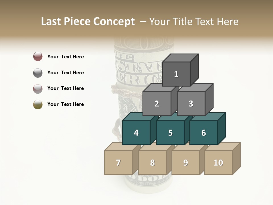 Background Save Greed PowerPoint Template