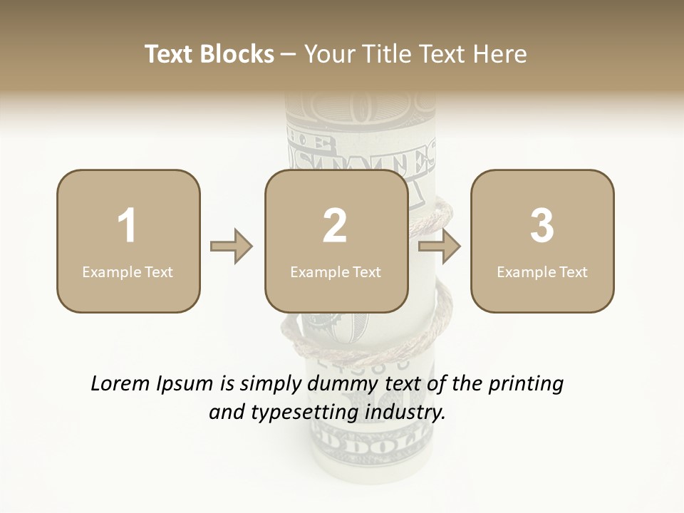 Background Save Greed PowerPoint Template