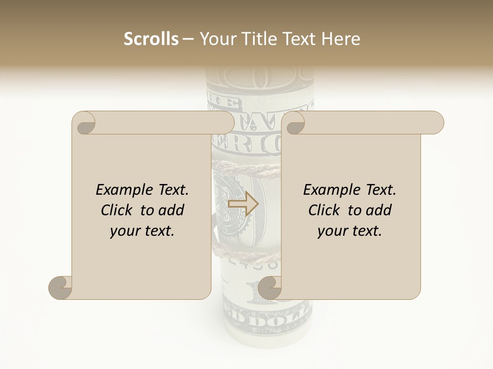 Background Save Greed PowerPoint Template