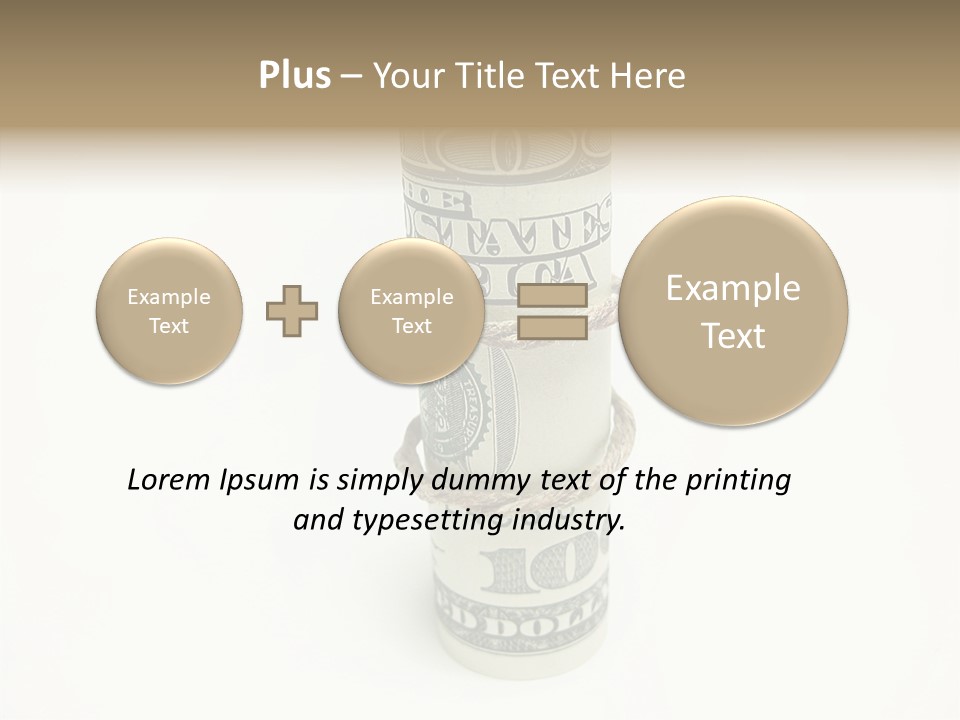 Background Save Greed PowerPoint Template