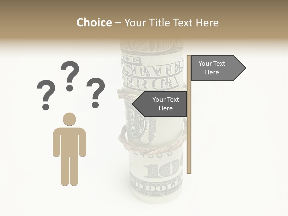 Background Save Greed PowerPoint Template