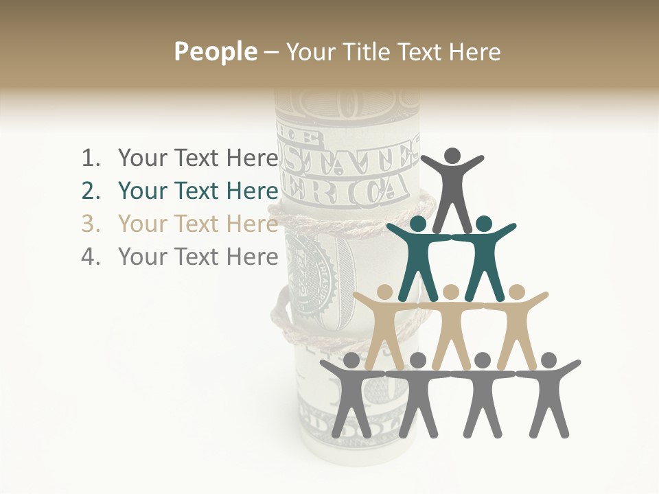 Background Save Greed PowerPoint Template