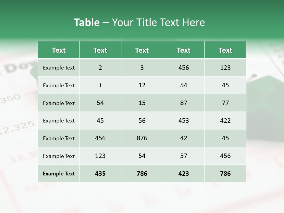 Economy Financial Market PowerPoint Template