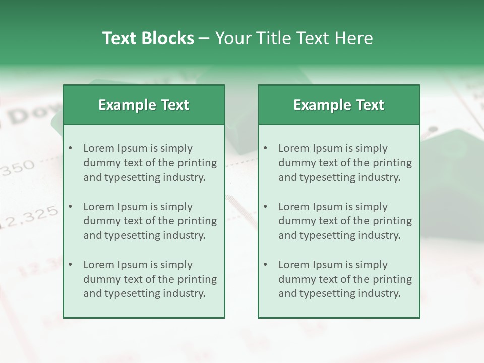 Economy Financial Market PowerPoint Template