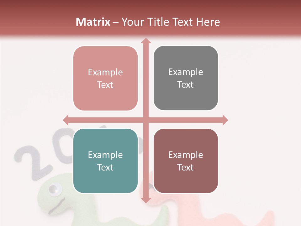 A Picture Of A Snake And A Worm On A Red Background PowerPoint Template