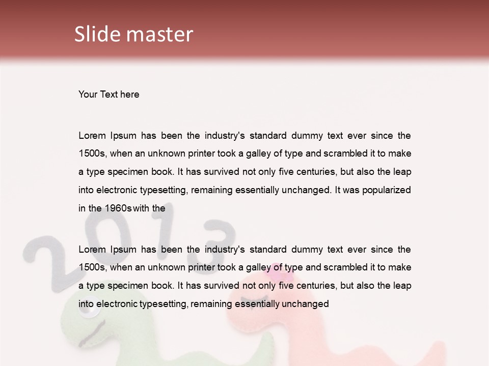 A Picture Of A Snake And A Worm On A Red Background PowerPoint Template