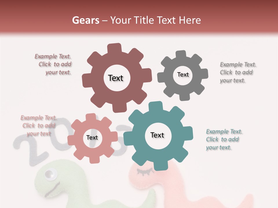 A Picture Of A Snake And A Worm On A Red Background PowerPoint Template