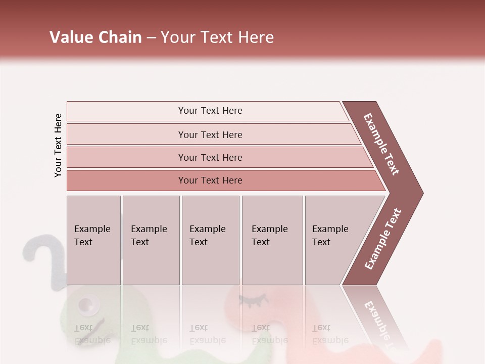 A Picture Of A Snake And A Worm On A Red Background PowerPoint Template