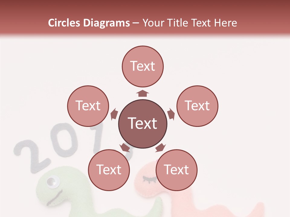 A Picture Of A Snake And A Worm On A Red Background PowerPoint Template