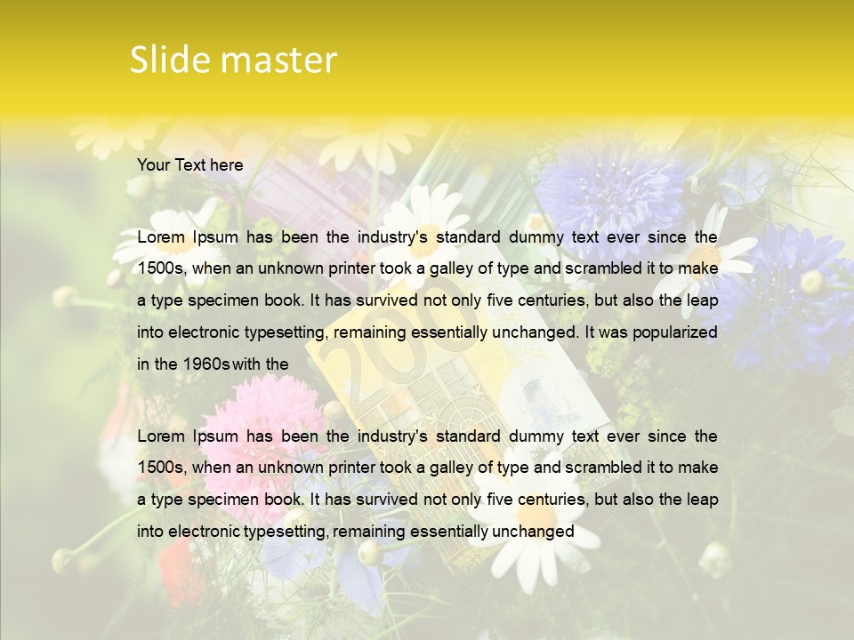 Spekulation Umwelt Luxus PowerPoint Template