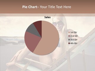 Beach Woman Legs PowerPoint Template