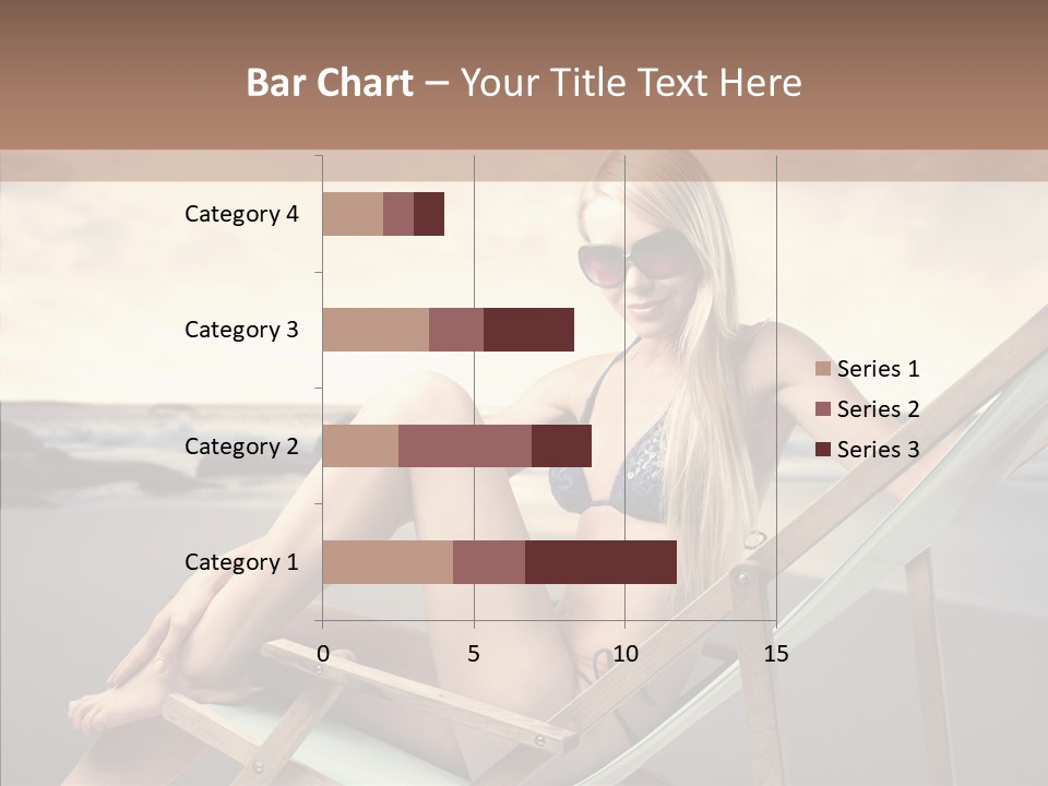 Beach Woman Legs PowerPoint Template