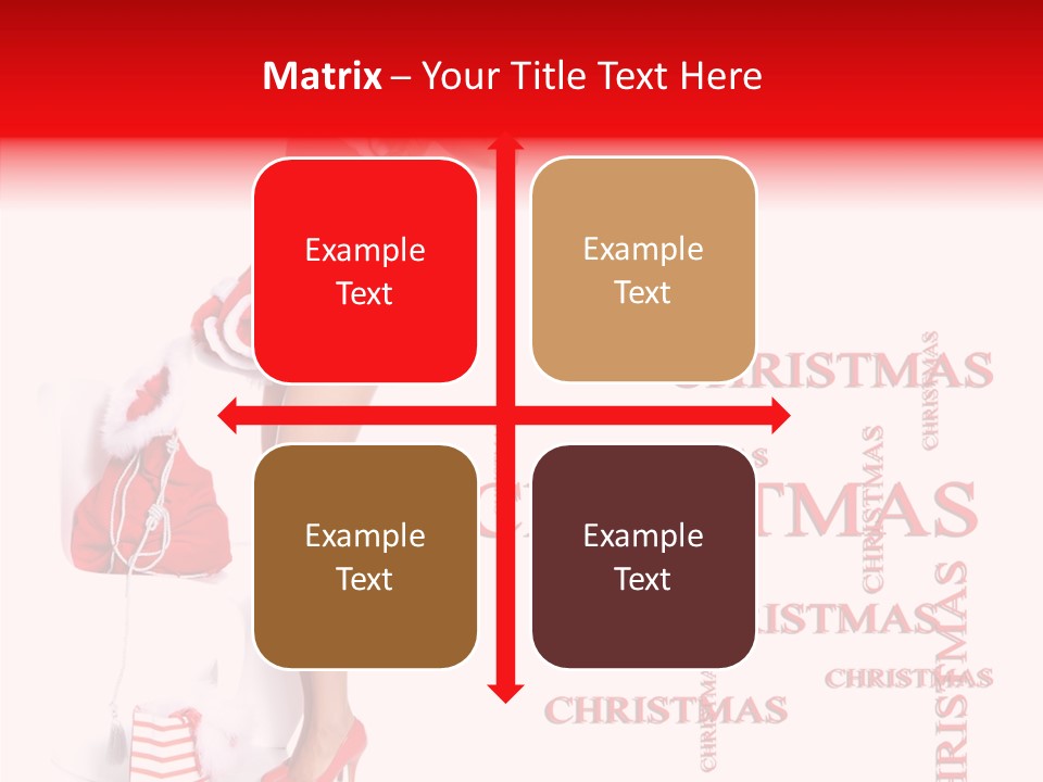 Young Holiday Happy PowerPoint Template