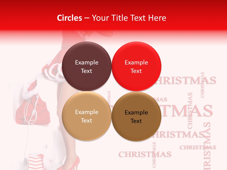 Young Holiday Happy PowerPoint Template