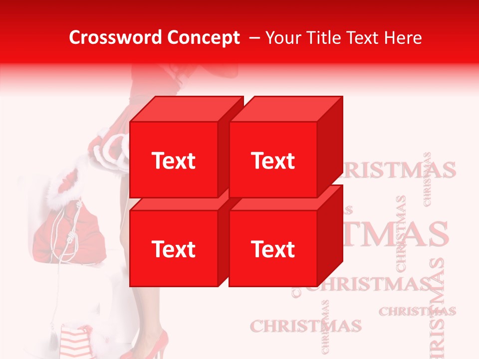 Young Holiday Happy PowerPoint Template