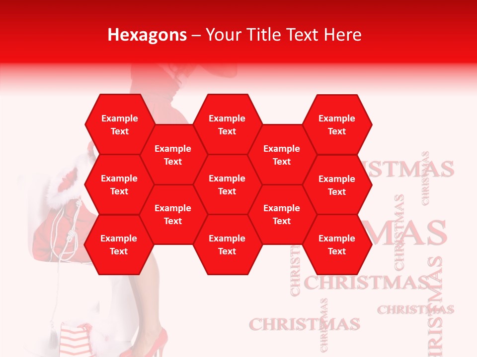 Young Holiday Happy PowerPoint Template