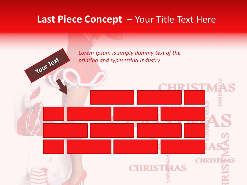 Young Holiday Happy PowerPoint Template