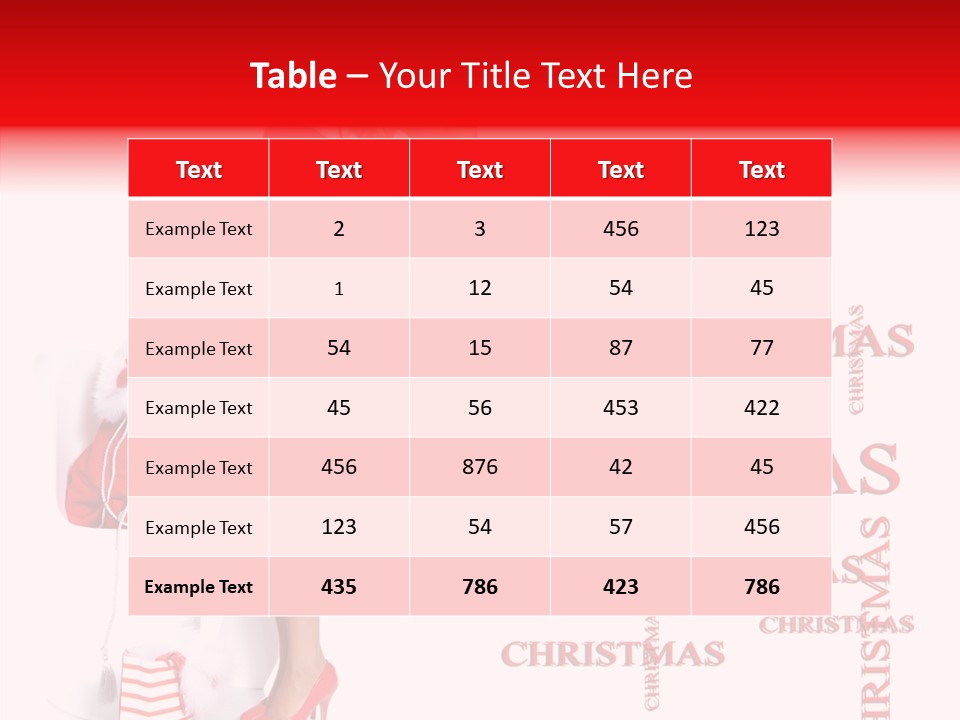 Young Holiday Happy PowerPoint Template