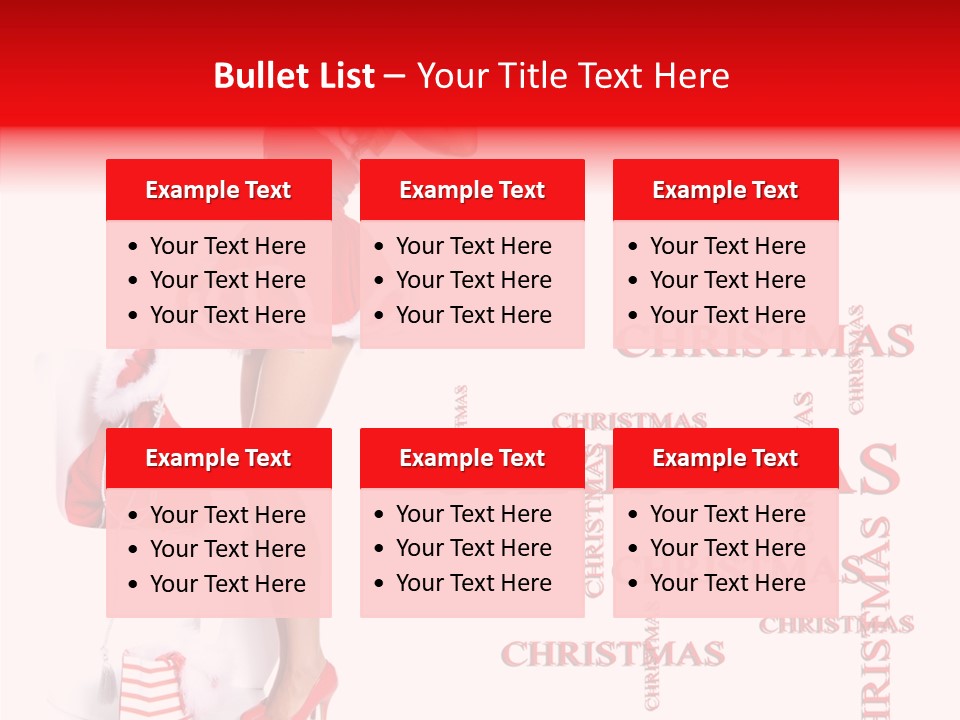 Young Holiday Happy PowerPoint Template