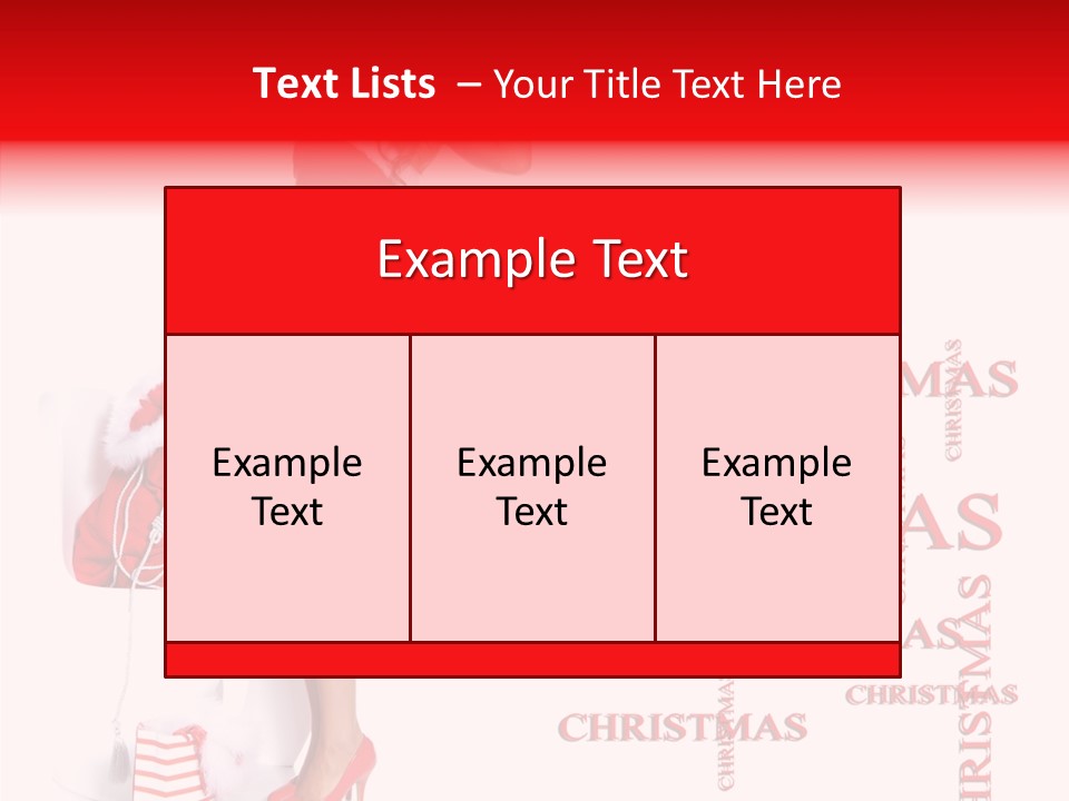Young Holiday Happy PowerPoint Template