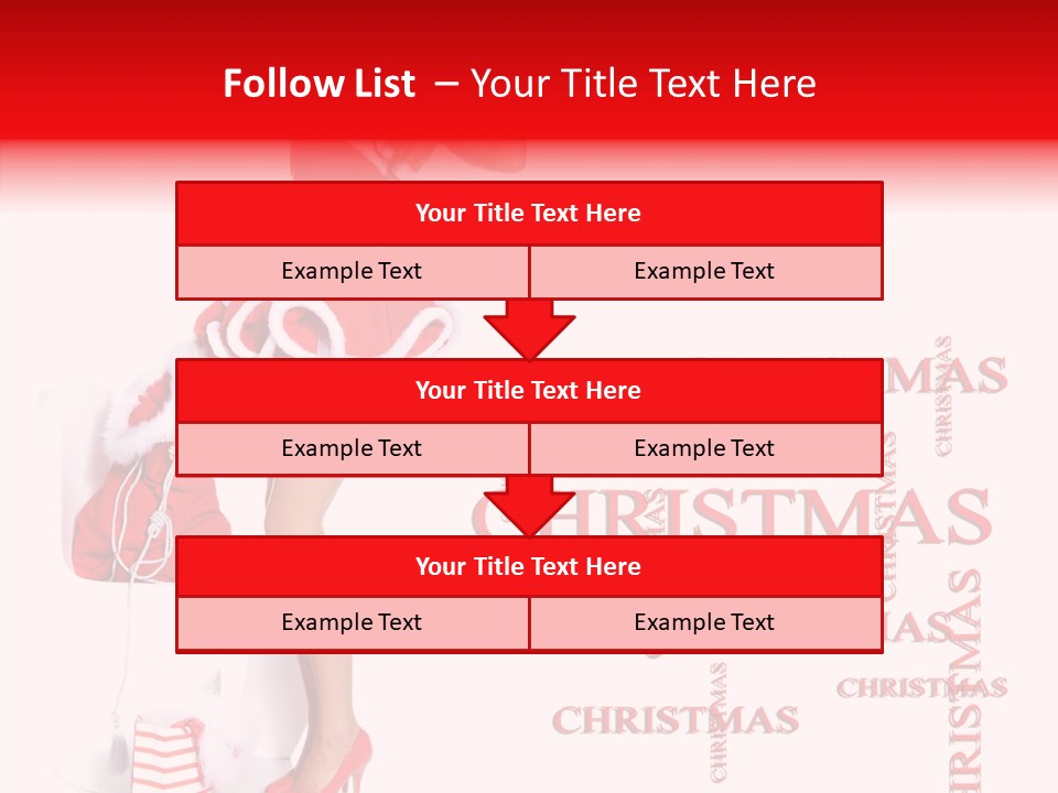 Young Holiday Happy PowerPoint Template