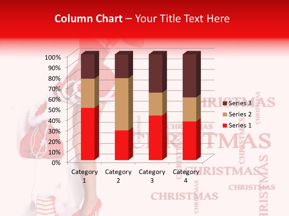 Young Holiday Happy PowerPoint Template
