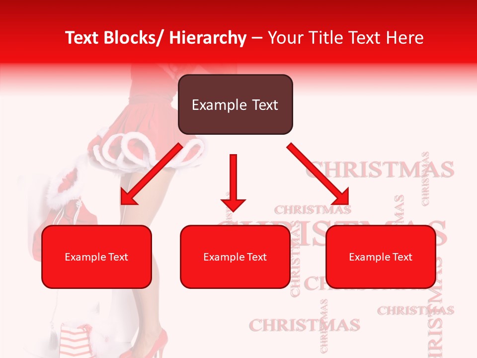 Young Holiday Happy PowerPoint Template