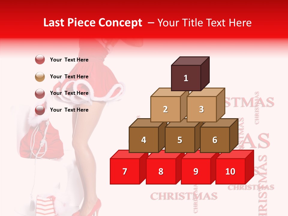Young Holiday Happy PowerPoint Template