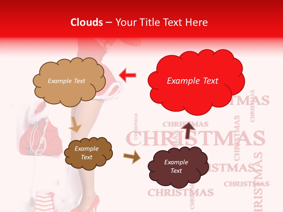 Young Holiday Happy PowerPoint Template