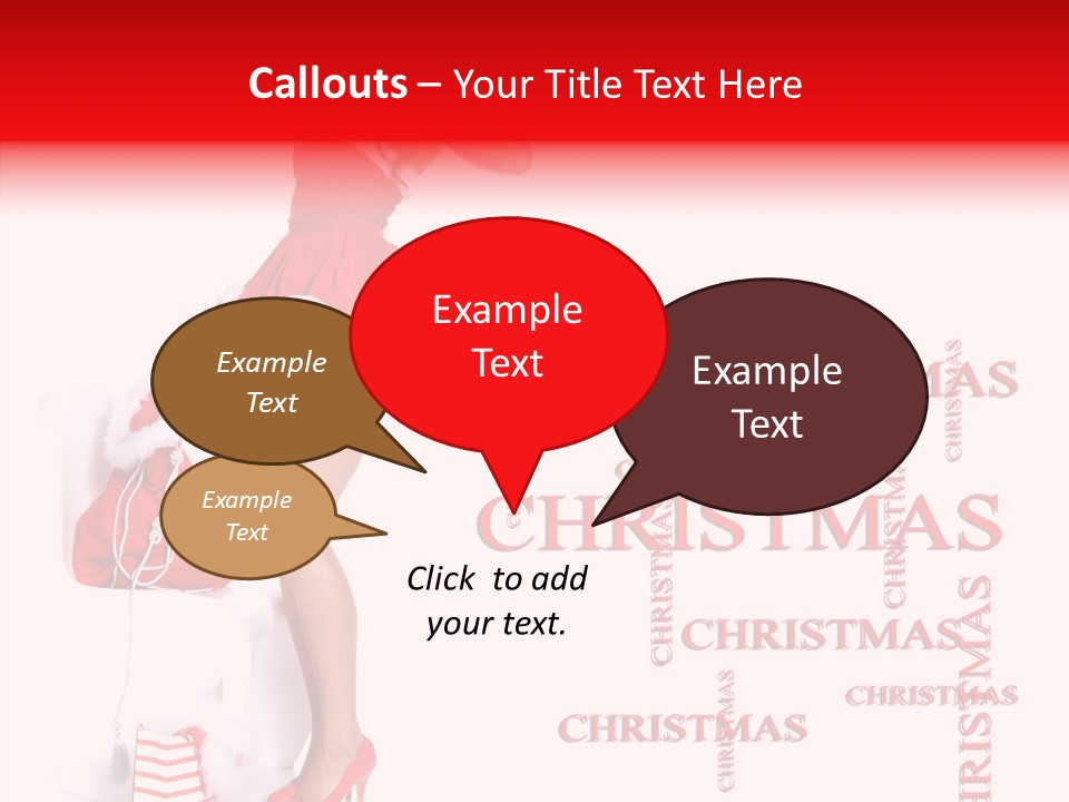 Young Holiday Happy PowerPoint Template