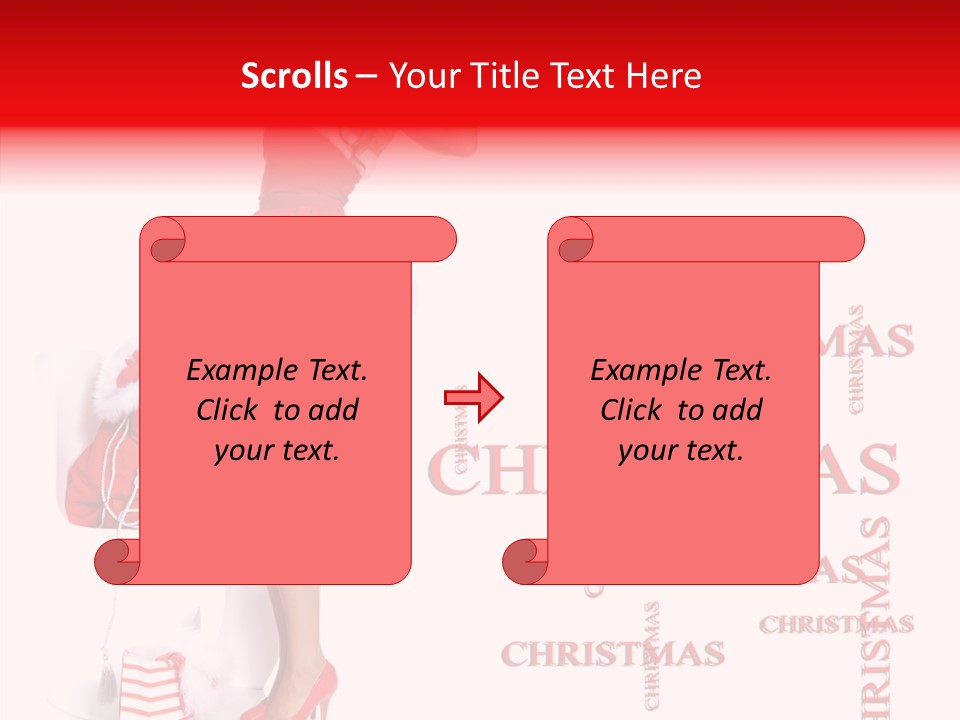 Young Holiday Happy PowerPoint Template