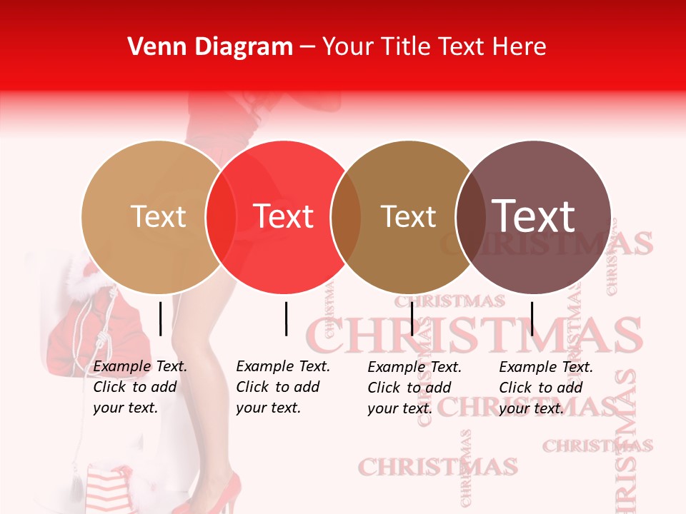 Young Holiday Happy PowerPoint Template