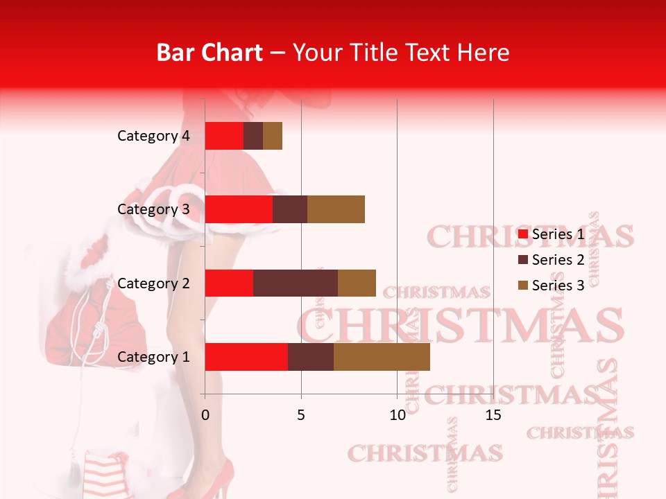 Young Holiday Happy PowerPoint Template